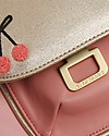 Jeune Premier Zaino Bobbie - Ciliegie Rosa/oro - Inserti in ecopelle! Zaini Asilo