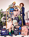 Jeune Premier Zaino Bobbie - Lady Gadget Rosa - Inserti in ecopelle! Zaini Asilo