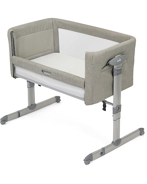 Joie Culla da Co-Sleeping Roomie Glide - Almond - Super Funzionale e con Funzione Dondolo! Culle Next To Me