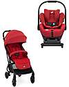 Joie Duo Signature Lychee - Passeggino Tourist + Seggiolino i-Level con Base Inclusa Passeggini Trio e Duo