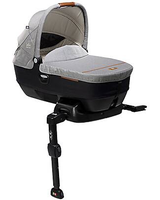 Joie Joie Signature Trio: Passeggino Finiti + Navicella Calmi R129 + Seggiolino Auto i-Level Recline - Carbon Passeggini Trio e Duo