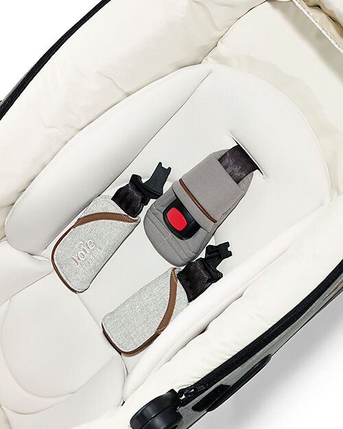 Joie  Navicella Calmi Oyster + I-Base Isofix Rotante Encore  Carrozzine e Navicelle