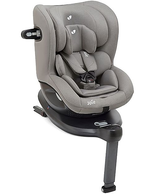 Joie OUTLET - Seggiolino Auto I-Spin 360 - Gray Flannel - dalla Nascita con Rotazione! - Pezzo di Showroom Seggiolini Auto Gruppo 0+/1