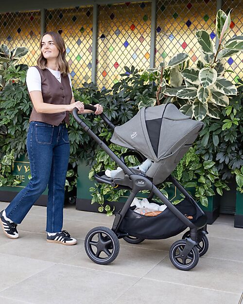 Joie Passeggino Finiti 4 in 1 - Ebony - Parapioggia e Adattatori Inclusi Passeggini Classici