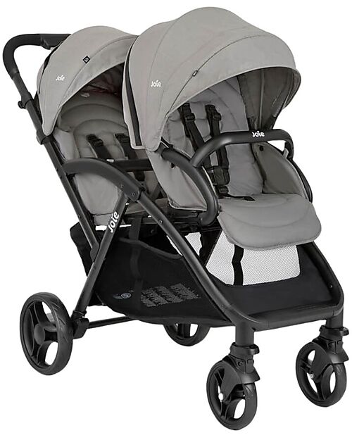 Joie Passeggino Fratellare Evalite Duo - Pebble - dalla Nascita ai 15kg Passeggini Gemellari