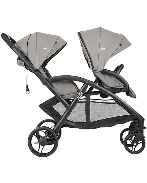 Joie Passeggino Fratellare Evalite Duo - Pebble - dalla Nascita ai 15kg Passeggini Gemellari