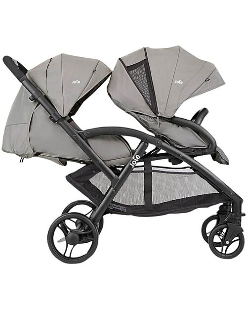 Joie Passeggino Fratellare Evalite Duo - Pebble - dalla Nascita ai 15kg Passeggini Gemellari