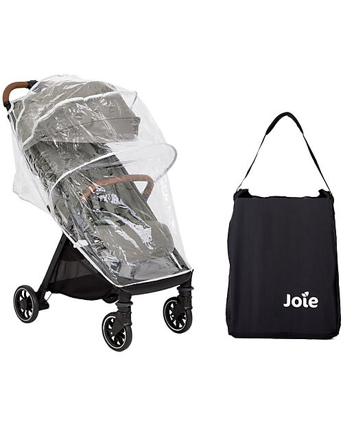 Joie Passeggino Pact Pro - Pebble - 6,3 kg - Include Parapioggia e Adattatori Passeggini Leggeri