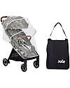Joie Passeggino Pact Pro - Pebble - 6,3 kg - Include Parapioggia e Adattatori Passeggini Leggeri