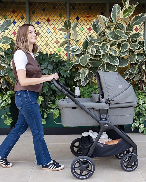 Joie Passeggino Parcel LX - Ebony - Parapioggia e Adattatori Inclusi Passeggini Classici