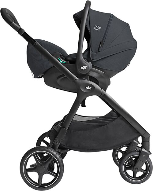 Joie Passeggino Parcel LX - Ebony - Parapioggia e Adattatori Inclusi Passeggini Classici