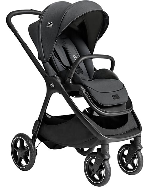 Joie Passeggino Parcel LX - Ebony - Parapioggia e Adattatori Inclusi Passeggini Classici