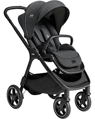 Joie Passeggino Parcel LX - Ebony - Parapioggia e Adattatori Inclusi Passeggini Classici