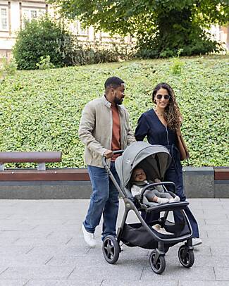 Joie Passeggino Parcel LX - Ebony - Parapioggia e Adattatori Inclusi Passeggini Leggeri