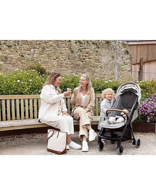 Joie Passeggino Parcel Signature - Oyster - Leggero e Compatto - dalla Nascita ai 4 Anni! Passeggini Leggeri