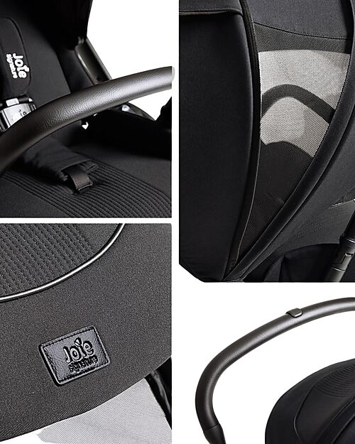 Joie Passeggino Valora 4 in 1 - Eclipse - Compatto, Reversibile con Parapioggia e Adattatori - dalla Nascita fino a 22 kg Passeggini Classici