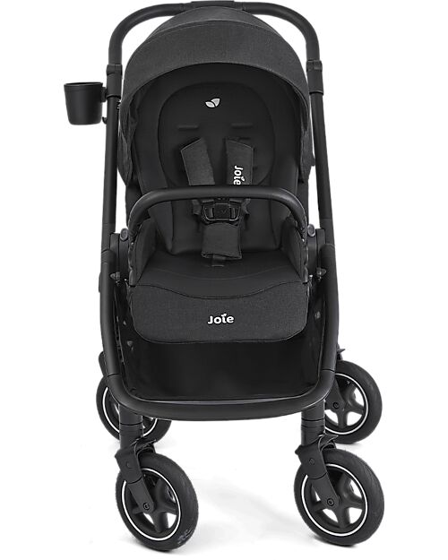 Joie Passeggino Versadrift 4 in 1 con Ruote a 360° - Nero – Reversibile, dalla Nascita fino a 22 kg Passeggini Classici