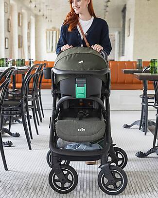 Joie Passeggino Versadrift 4 in 1 con Ruote a 360° - Verde – Reversibile, dalla Nascita fino a 22 kg Passeggini Classici