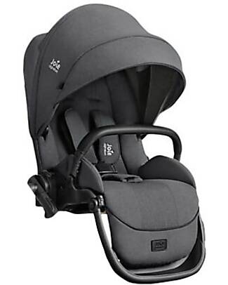 Joie Seconda Seduta per Passeggino Versiti - Ebony - Parapioggia Incluso Passeggini Gemellari