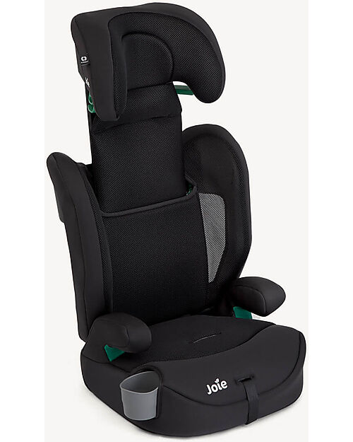 Joie Seggiolino Auto Elevate - Midnight Air Mesh - Gruppo 1/2/3 - Fino ai 12 anni Seggiolini Auto Gruppo 1/2/3