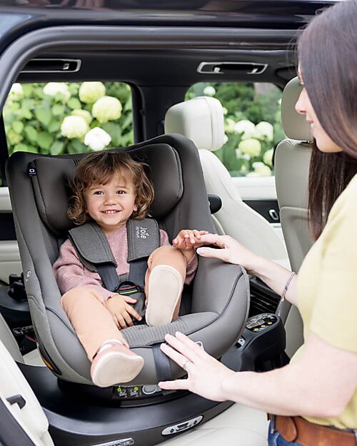 Joie Seggiolino Auto i-Harbour + i-Base Encore - Ebony - Gruppo 0+/1 - Rotativo i-Size Seggiolini Auto Gruppo 0+/1