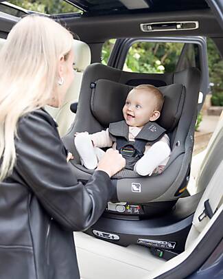 Joie Seggiolino Auto i-Harbour + i-Base Encore - Eclipse - Gruppo 0+/1 - Rotativo i-Size Seggiolini Auto Gruppo 0+/1
