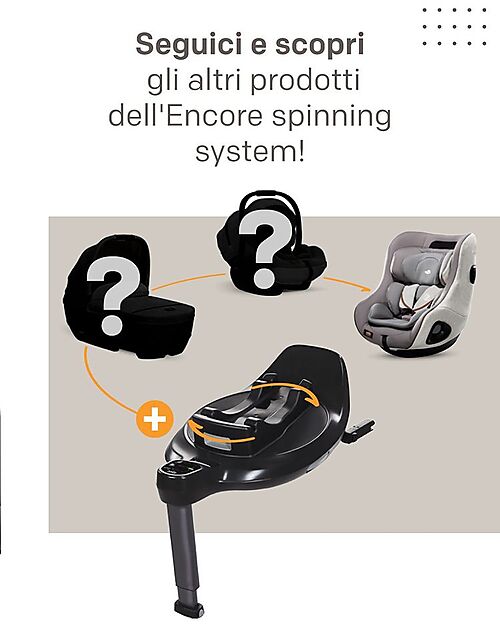 Joie Seggiolino Auto i-Harbour - Rotativo - Carbon - Fino ai 4 anni! Seggiolini Auto Gruppo 0+/1