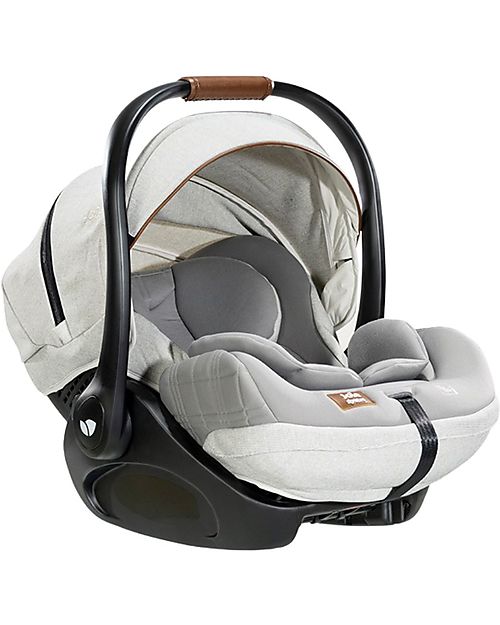 Joie Seggiolino Auto i-Level Recline - Oyster - Angolazione fino ai 157°! - Senza Base Seggiolini Auto Gruppo 0+/1