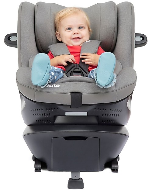 Joie Seggiolino Auto I-Spin 360 - Gray Flannel - dalla Nascita con Rotazione! Seggiolini Auto Gruppo 0+/1