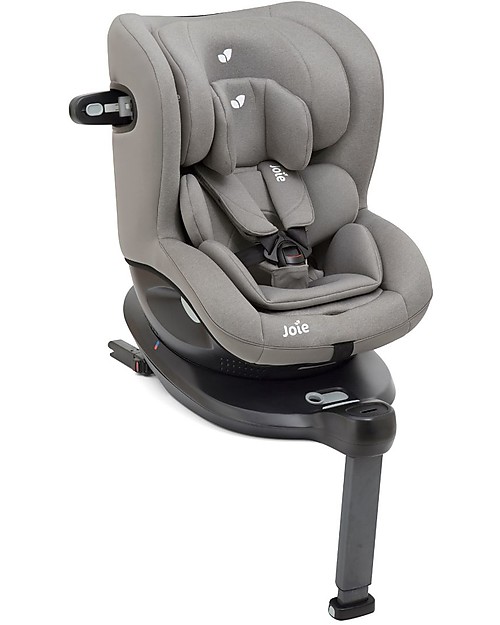 Joie Seggiolino Auto I-Spin 360 - Gray Flannel - dalla Nascita con Rotazione! Seggiolini Auto Gruppo 0+/1