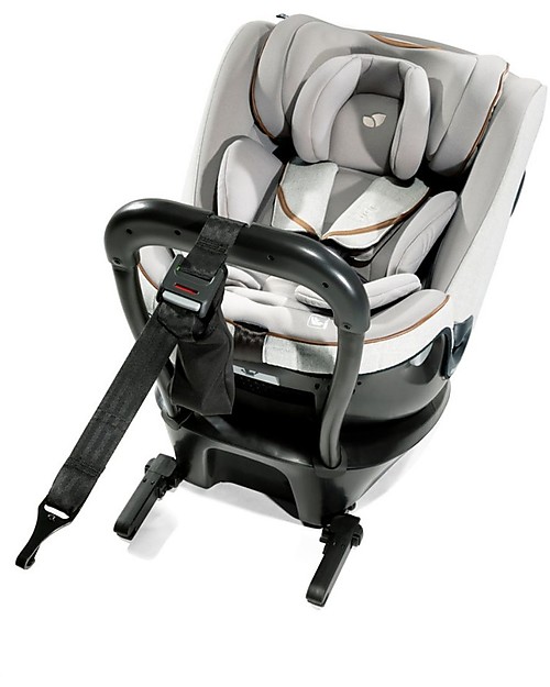 Joie Seggiolino Auto i-Spin Grow Signature - Oyster - da 0 a 7 anni -  Ruota e Protegge dalla Nascita! Seggiolini Auto Gruppo 1/2/3