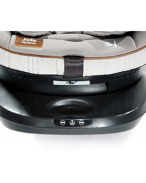 Joie Seggiolino Auto i-Spin Grow Signature - Oyster - da 0 a 7 anni -  Ruota e Protegge dalla Nascita! Seggiolini Auto Gruppo 1/2/3