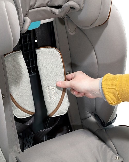 Joie Seggiolino Auto i-Spin Grow Signature - Oyster - da 0 a 7 anni -  Ruota e Protegge dalla Nascita! Seggiolini Auto Gruppo 1/2/3
