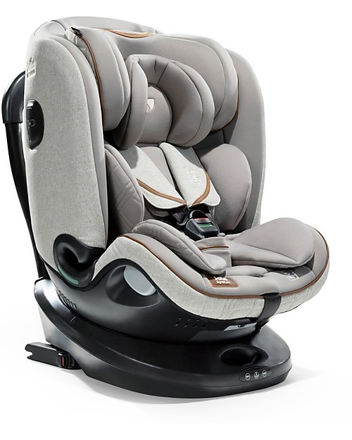 Joie Seggiolino Auto i-Spin Grow Signature - Oyster - da 0 a 7 anni -  Ruota e Protegge dalla Nascita! Seggiolini Auto Gruppo 1/2/3
