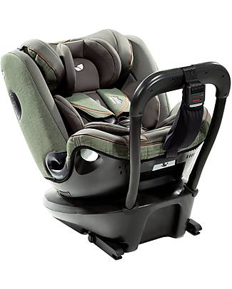 Joie Seggiolino Auto i-Spin Grow Signature - Pine - da 0 a 7 anni - Ruota e Protegge dalla Nascita! Seggiolini Auto Gruppo 1/2/3