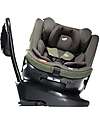 Joie Seggiolino Auto i-Spin Grow Signature - Pine - da 0 a 7 anni - Ruota e Protegge dalla Nascita! Seggiolini Auto Gruppo 1/2/3