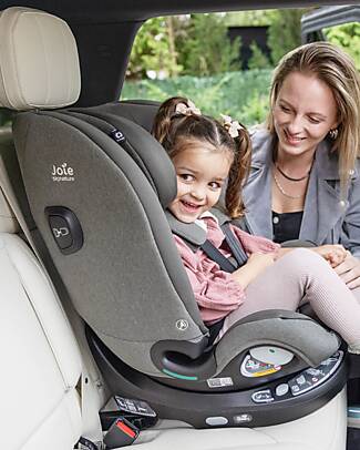Joie Seggiolino Auto i-Spin XL - Ebony - Gruppo 0/1/2/3 - dalla Nascita ai 12 Anni! Seggiolini Auto Gruppo 1/2/3
