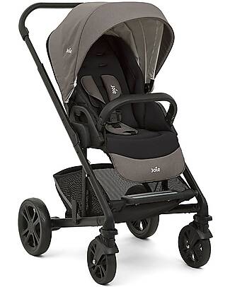 Joie Trio Chrome - Foggy Gray - Passeggino, Navicella e Ovetto + i-Base Advance In Omaggio! Passeggini Trio e Duo