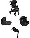 Joie Trio Finiti - Passeggino + Navicella Calmi R129 + Ovetto I-Level Pro + Base Encore - Eclipse Passeggini Trio e Duo