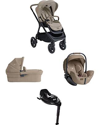 Joie Trio Finiti - Passeggino + Navicella Ramble XL + Ovetto I-Level Pro + Base Encore - Sandstone Passeggini Trio e Duo