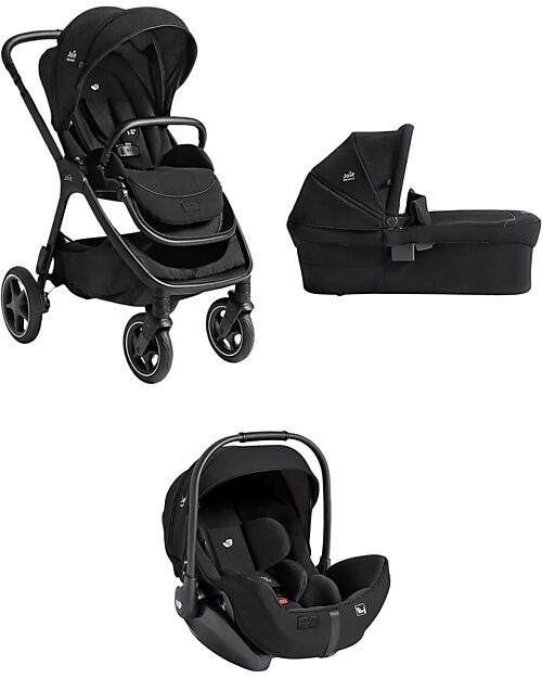 Joie Trio Finiti - Passeggino + Navicella Ramble XL + Ovetto I-Level Pro - Eclipse Passeggini Trio e Duo