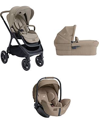 Joie Trio Finiti - Passeggino + Navicella Ramble XL + Ovetto I-Level Pro - Sandstone Passeggini Trio e Duo