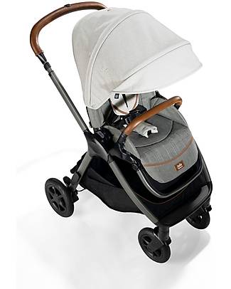 Joie Trio Passeggino Finiti + Navicella Ramble + Seggiolino Auto i-Harbour - Oyster - Base non inclusa Passeggini Trio e Duo
