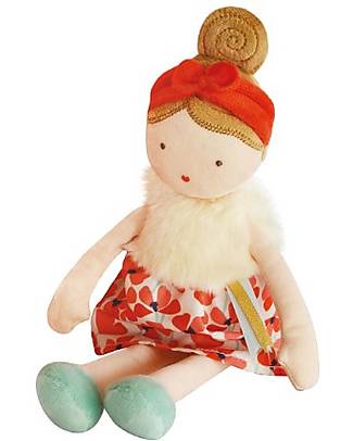 JoliJou Bambola Vintage Papaveri - 30cm - Stile Retrò Bambole
