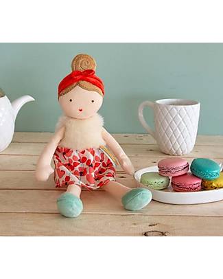 JoliJou Bambola Vintage Papaveri - 30cm - Stile Retrò Bambole