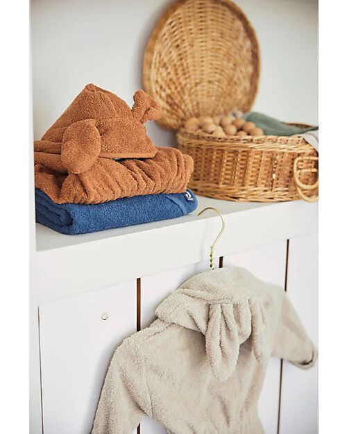 Jollein Accappatoio in Spugna - Con Cappuccio - Beige Accappatoi e Asciugamani