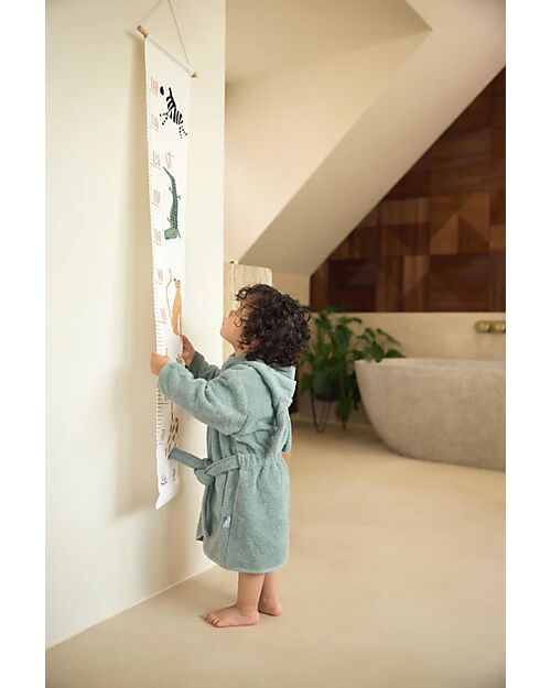 Jollein Accappatoio in Spugna con Orecchie - Sea Green - 3-4 anni Accappatoi e Asciugamani