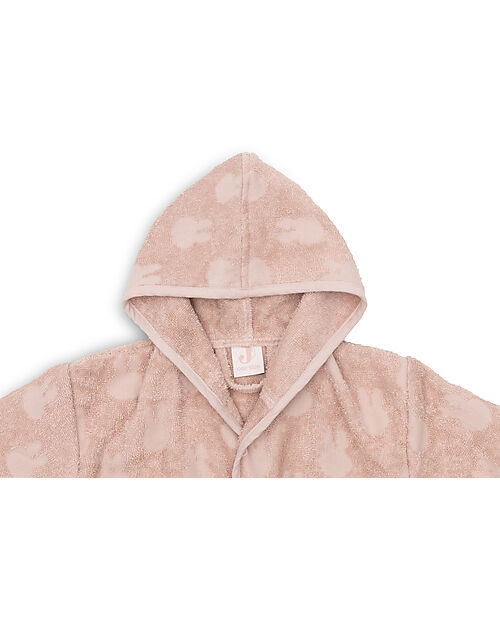 Jollein Accappatoio in Spugna - Miffy Jacquard - Rosa Accappatoi e Asciugamani