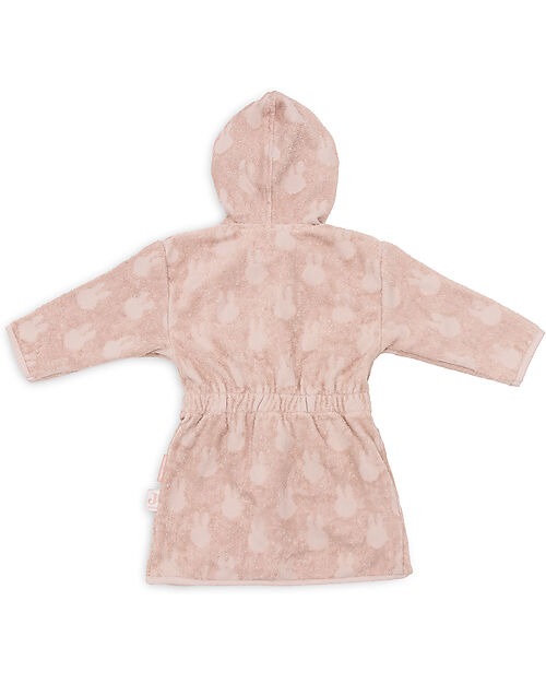 Jollein Accappatoio in Spugna - Miffy Jacquard - Rosa Accappatoi e Asciugamani