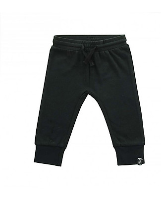 Jollein Baby Pantaloni Lunghi Lama, Nero - Cotone Biologico Pantaloni Lunghi